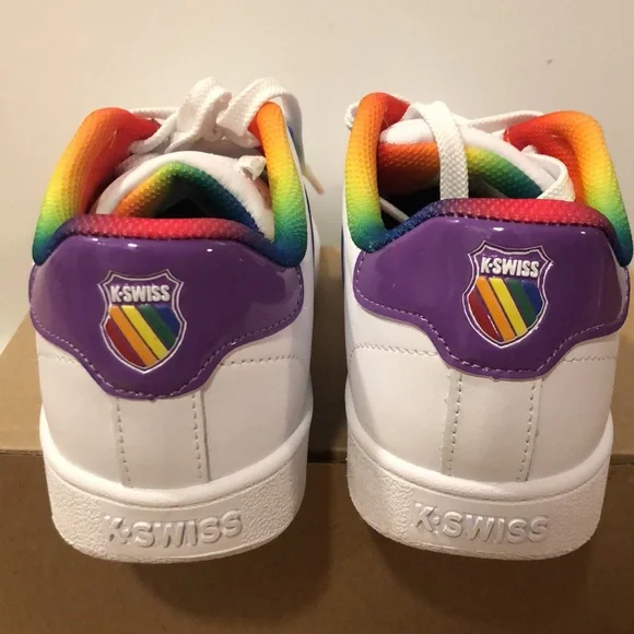 K-Swiss Classic VN White Rainbow - Picture 2 of 5